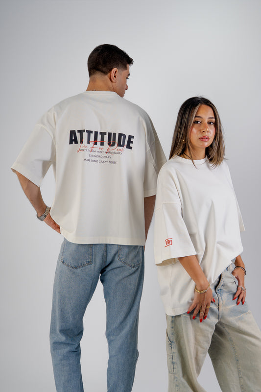 Offwhite Round Boxy Tee