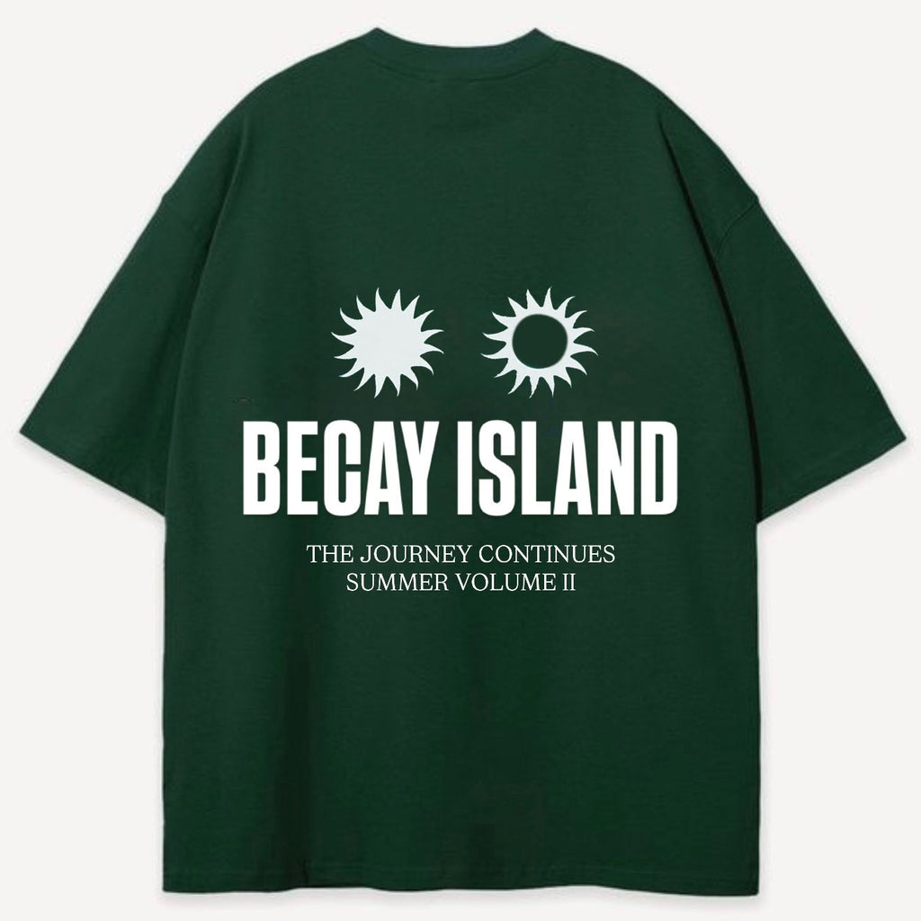 OLIVE ROUND BOXY TEE