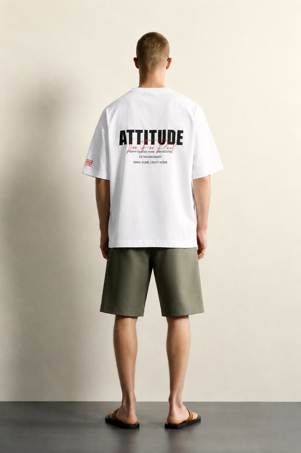 Offwhite Round Boxy Tee