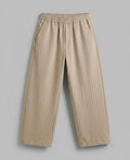 Beige striped pants